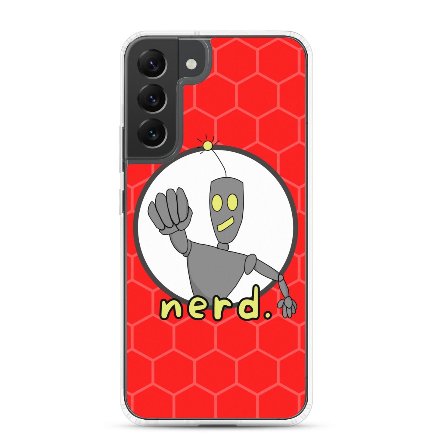 nerd. Red Samsung Case