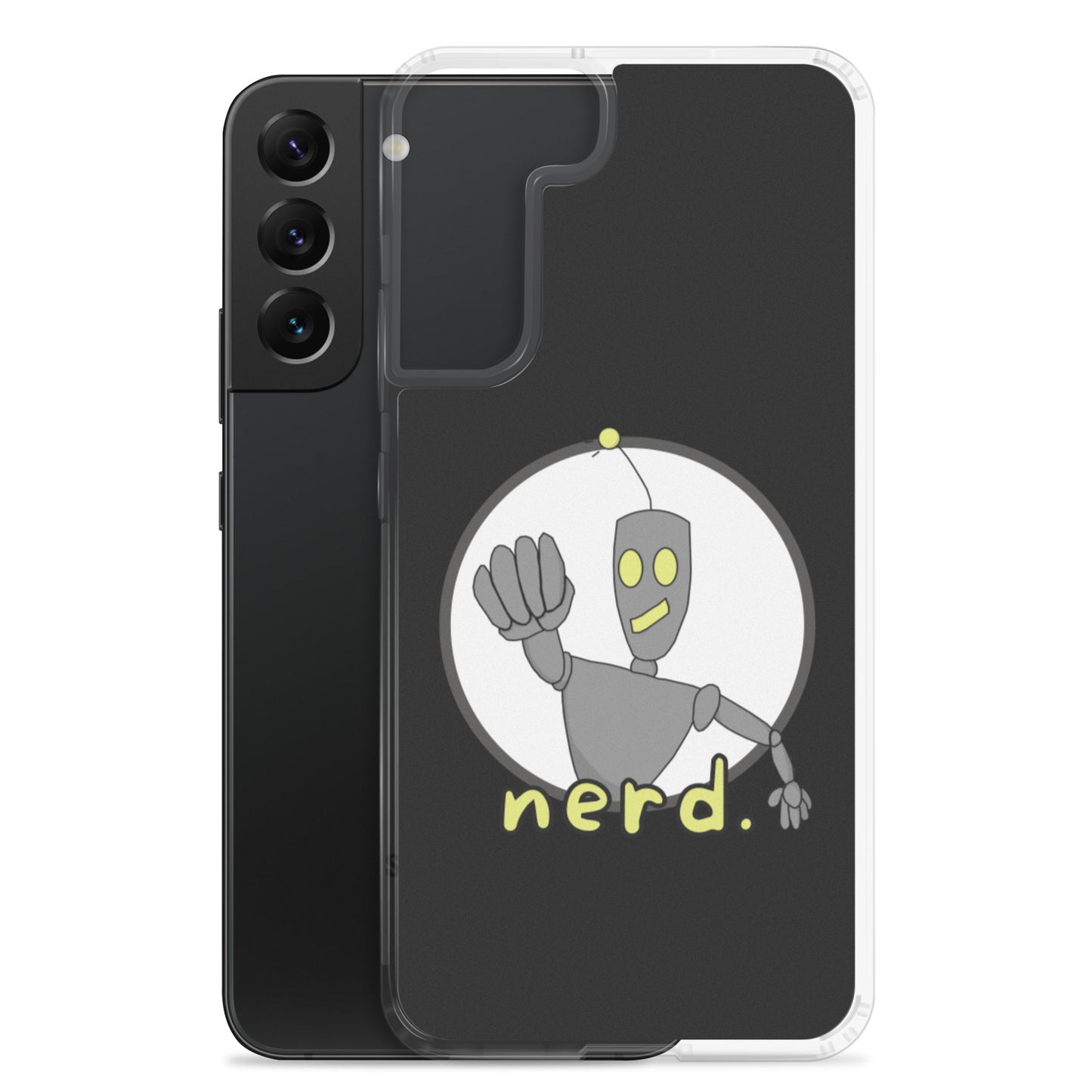 nerd. Logo Black Samsung Case