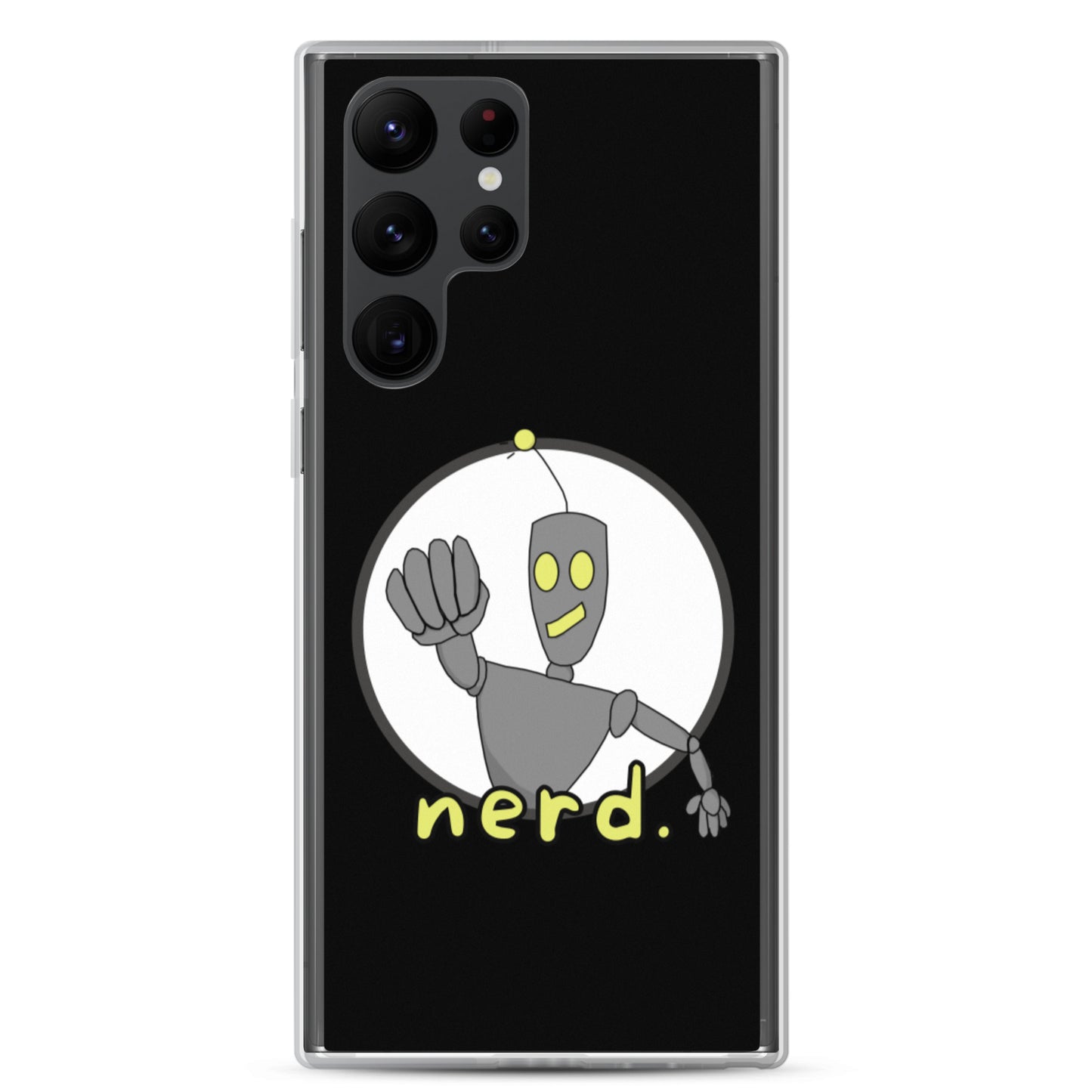 nerd. Logo Black Samsung Case