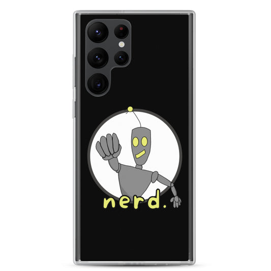 nerd. Logo Black Samsung Case