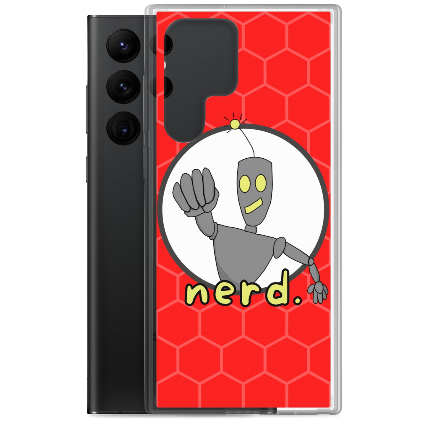 nerd. Red Samsung Case