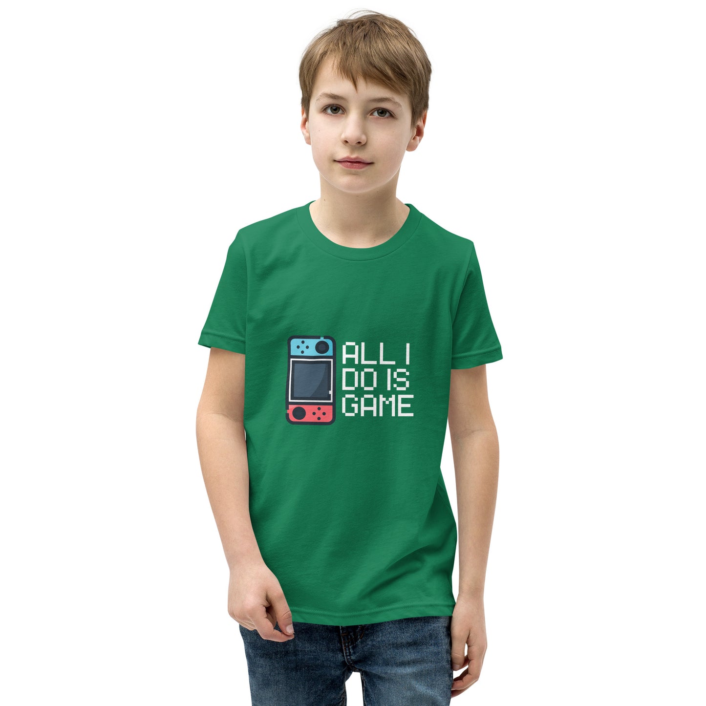 Youth All I Do Is Game Tee