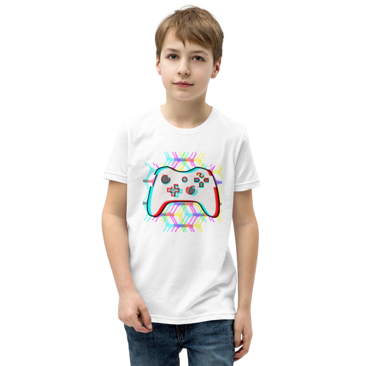 Youth Glitched Controller Tee